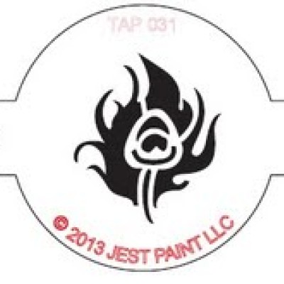 TAP 031 Stencil Peacock Feather